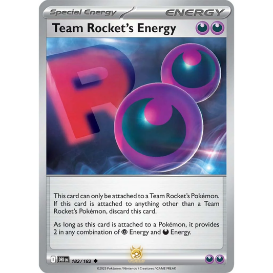 [ENG] Pokemon SV10 Destined Rivals: 182/182 Team Rocket's Energy [Darkness] [U - Uncommon] (Non-foil)