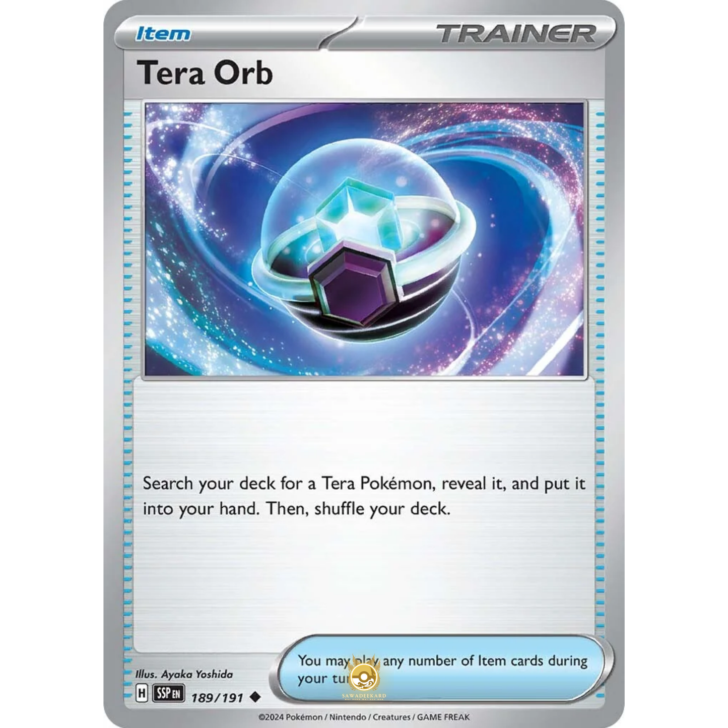 [ENG] Pokemon SV08 Surging Sparks: 189/191 Tera Orb [Item] [U - Uncommon] (Non-foil)