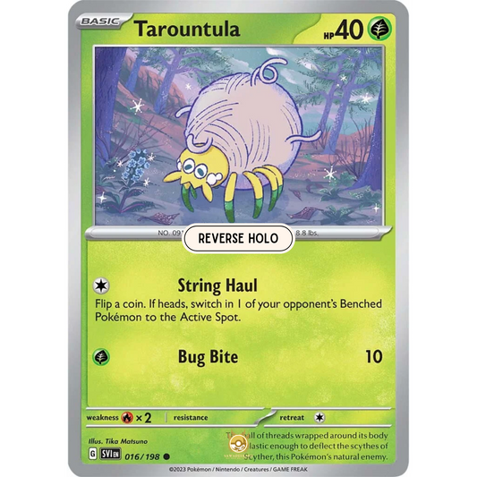 [ENG] SV01 Scarlet Violet Base Set: 016/198 Tarountula C (Reverse Holo)