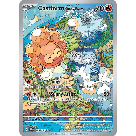 [ENG] Pokemon SV08 Surging Sparks: 194/191 Shiinotic [Grass] [IR - Illustration Rare] (Foil) (Copy)