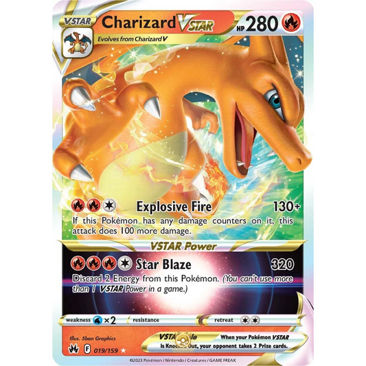 [ENG] SWSH 12.5 Crown Zenith: 019/159 Charizard VSTAR R (Foil)