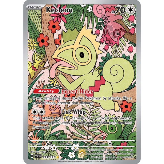 [ENG] Pokemon SV08 Surging Sparks: 213/191 Kecleon [Colorless] [IR - Illustration Rare] (Foil)