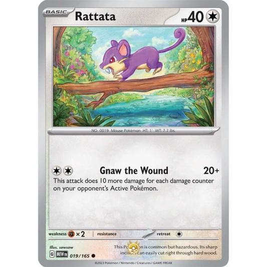 [ENG]	SV3.5	151:	019/165	Rattata		C	(Non-Foil)