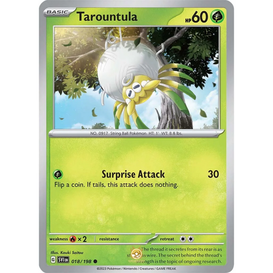 [ENG] SV01 Scarlet Violet Base Set: 018/198 Tarountula C (Non-Foil)