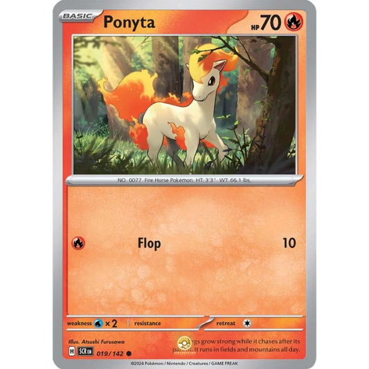 [ENG] Pokemon SV07 Stellar Crown: 019/142 Ponyta [Fire] [C - Common] (Non-foil)