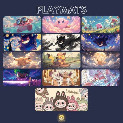 Playmats Keyboard Mouse Pad (Pokemon / One Piece)