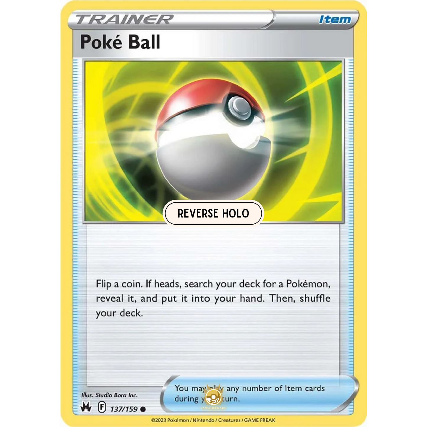 [ENG] SWSH 12.5 Crown Zenith: 137/159 Poke Ball C (Reverse Holo)