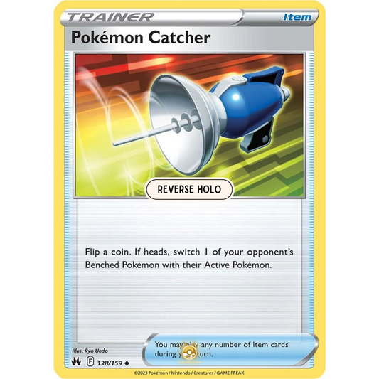 [ENG] SWSH 12.5 Crown Zenith: 138/159 Pokemon Catcher U (Reverse Holo)