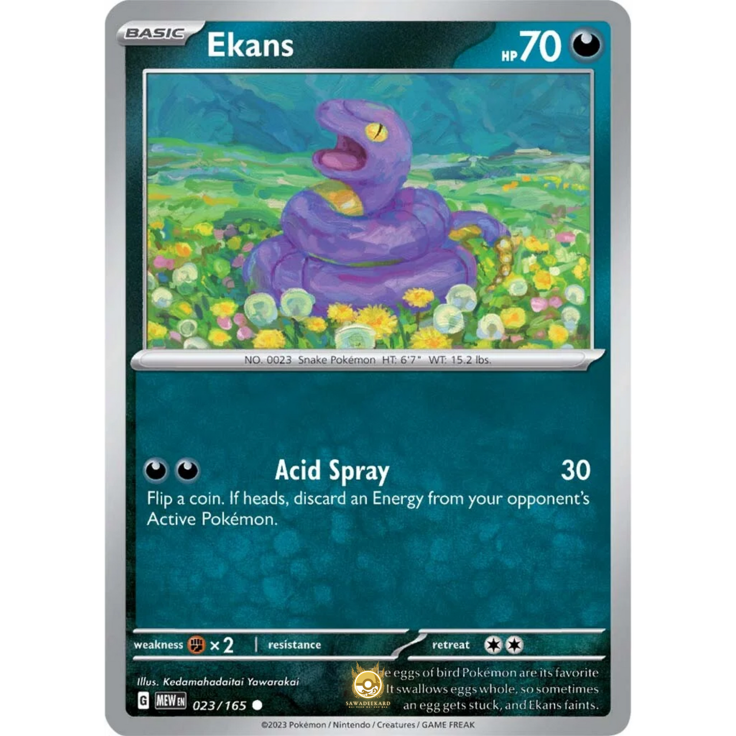 [ENG]	SV3.5	151:	023/165	Ekans		C	(Non-Foil)