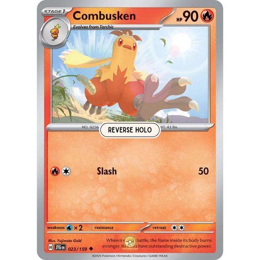 [ENG] Pokemon SV09 Journey Together: 023/159 Combusken [Fire] [U - Uncommon] (Reverse Holo)