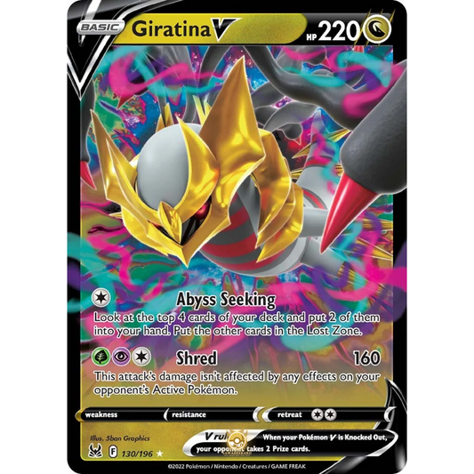 [ENG] SWSH 11 Lost Origin: 130/196 Giratina V R (Foil)