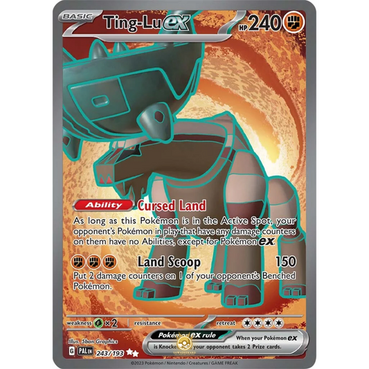 [ENG] SV02 Paldea Evolved: 243/193 Ting-Lu EX UR (Foil)