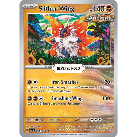 [ENG] Pokemon SV6.5 Shrouded Fable: 026/064 Slither Wing [Fighting] [U - Uncommon] (Reverse Holo)