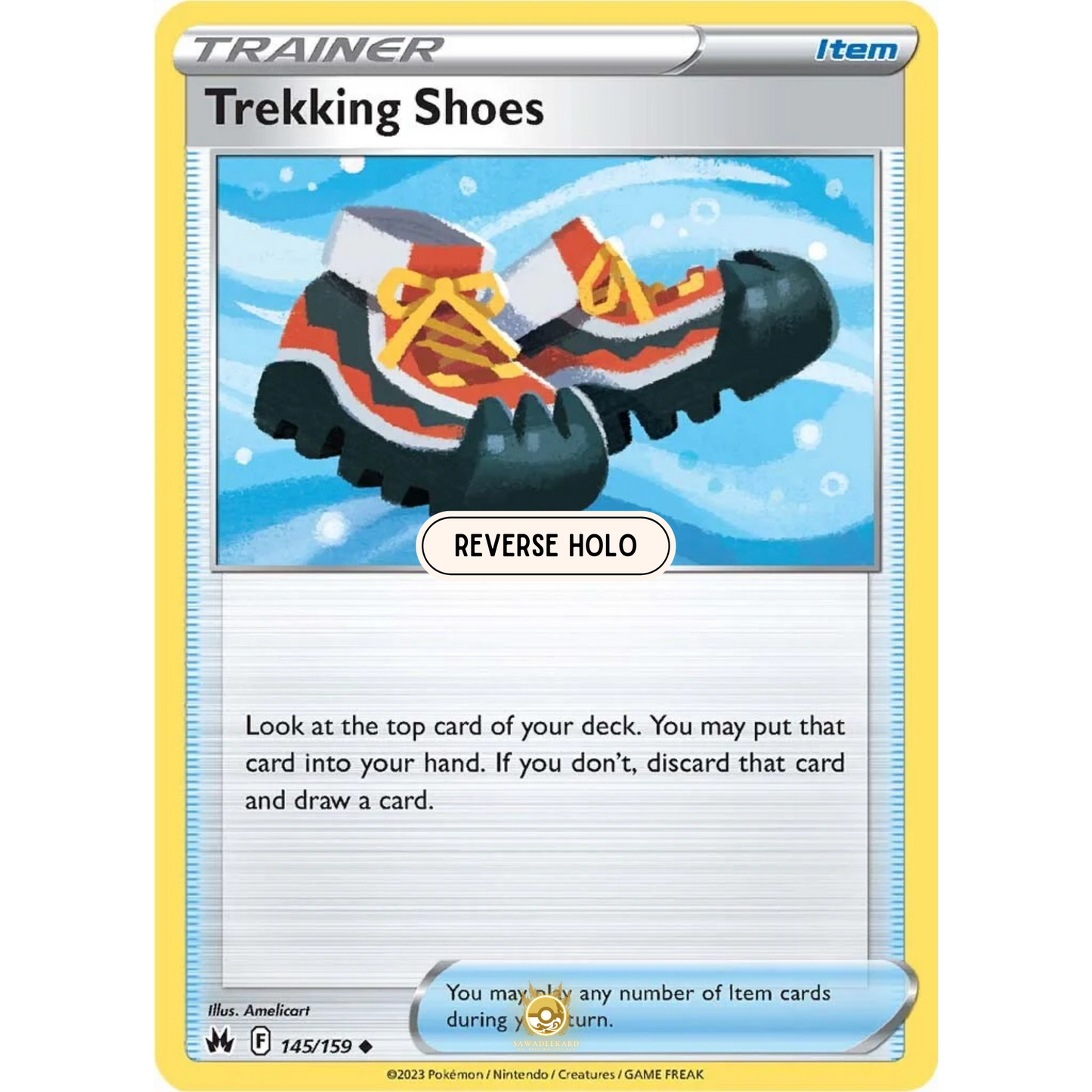 [ENG] SWSH 12.5 Crown Zenith: 145/159 Trekking Shoes U (Reverse Holo)