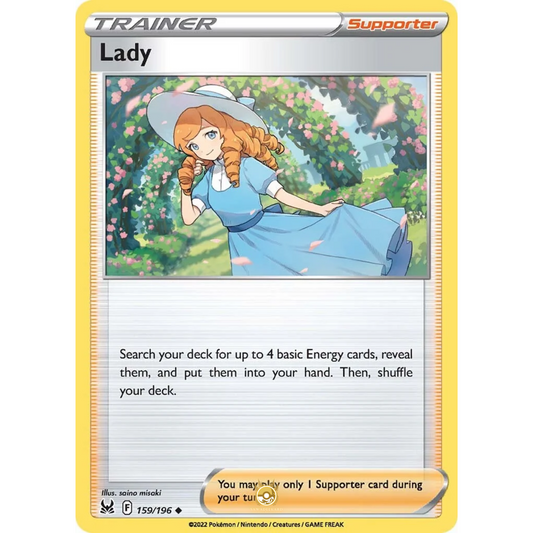 [ENG] SWSH 11 Lost Origin: 159/196 Lady U (Non-Foil)