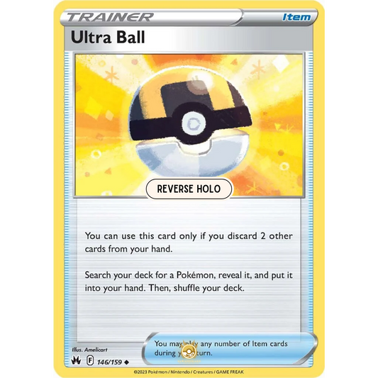 [ENG] SWSH 12.5 Crown Zenith: 146/159 Ultra Ball U (Reverse Holo)