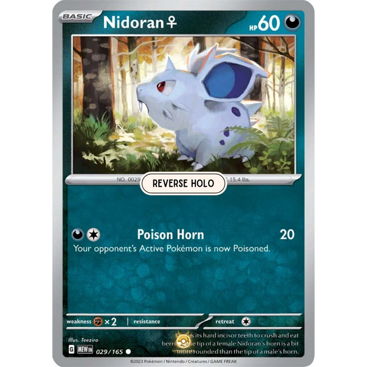 [ENG]	SV3.5	151:	029/165	Nidoran ♀	C	(Reverse Holo)