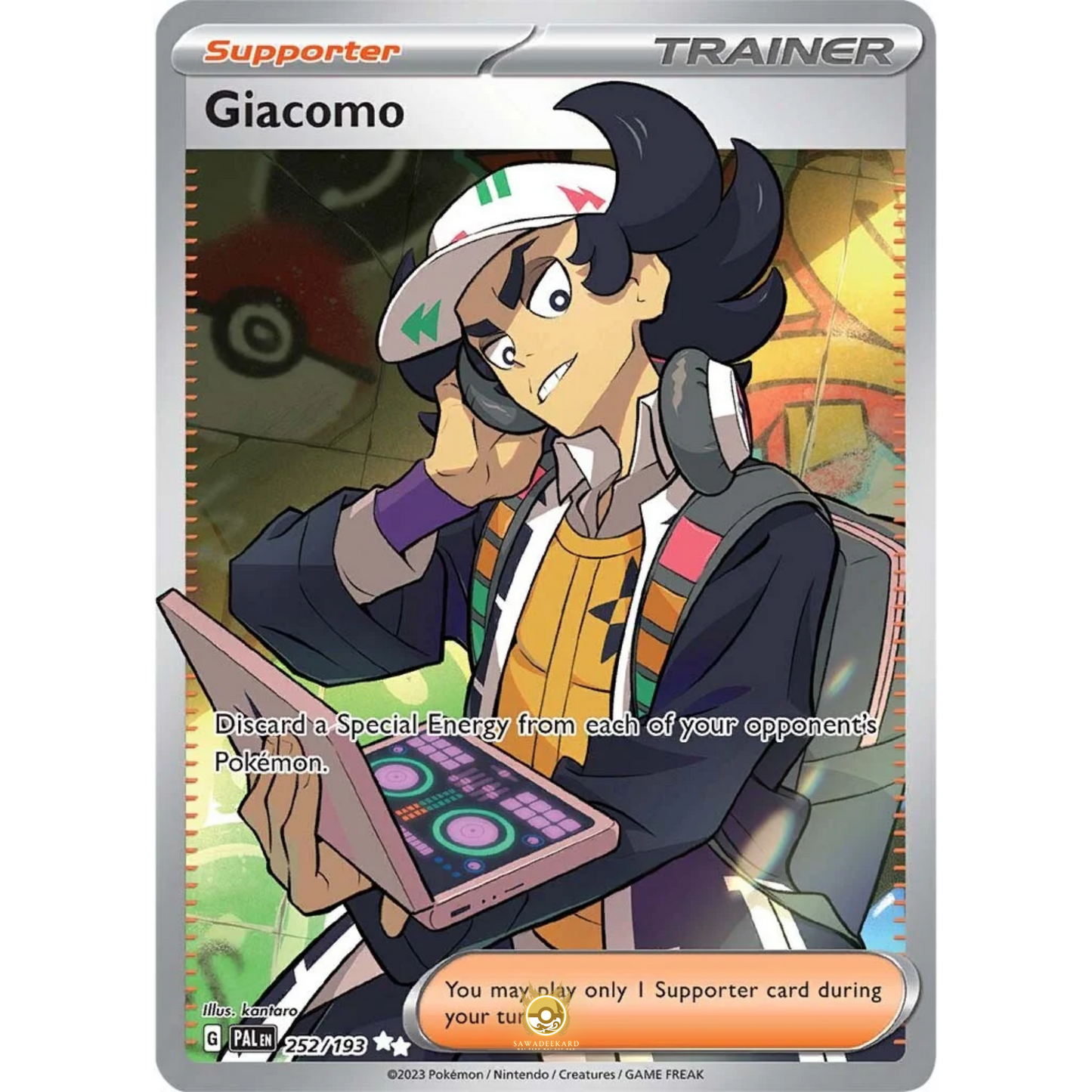 [ENG] SV02 Paldea Evolved: 252/193 Giacomo UR (Foil)