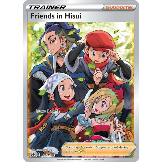 [ENG] SWSH 12.5 Crown Zenith: 148/159 Friends In Hisui UR (Foil)