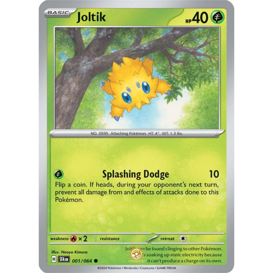 [ENG] Pokemon SV6.5 Shrouded Fable: 001/064 Joltik [Grass] [C - Common] (Non-foil)