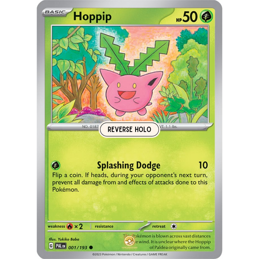 [ENG] SV02 Paldea Evolved: 001/193 Hoppip C (Reverse Holo)