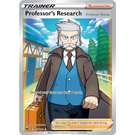 [ENG] SWSH 12.5 Crown Zenith: 150/159 Professor’s Research UR (Foil)