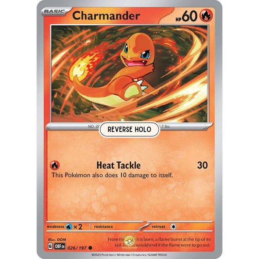 [ENG]	SV03	Obsidian Flames:	026/197	Charmander	C	(Reverse Holo)