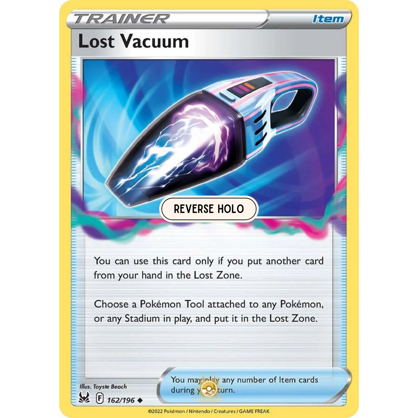 [ENG] SWSH 11 Lost Origin: 162/196 Lost Vacuum U (Reverse Holo)