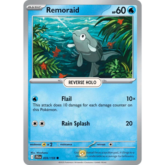 [ENG] Pokemon SV09 Journey Together: 033/159 Remoraid [Water] [C - Common] (Reverse Holo)