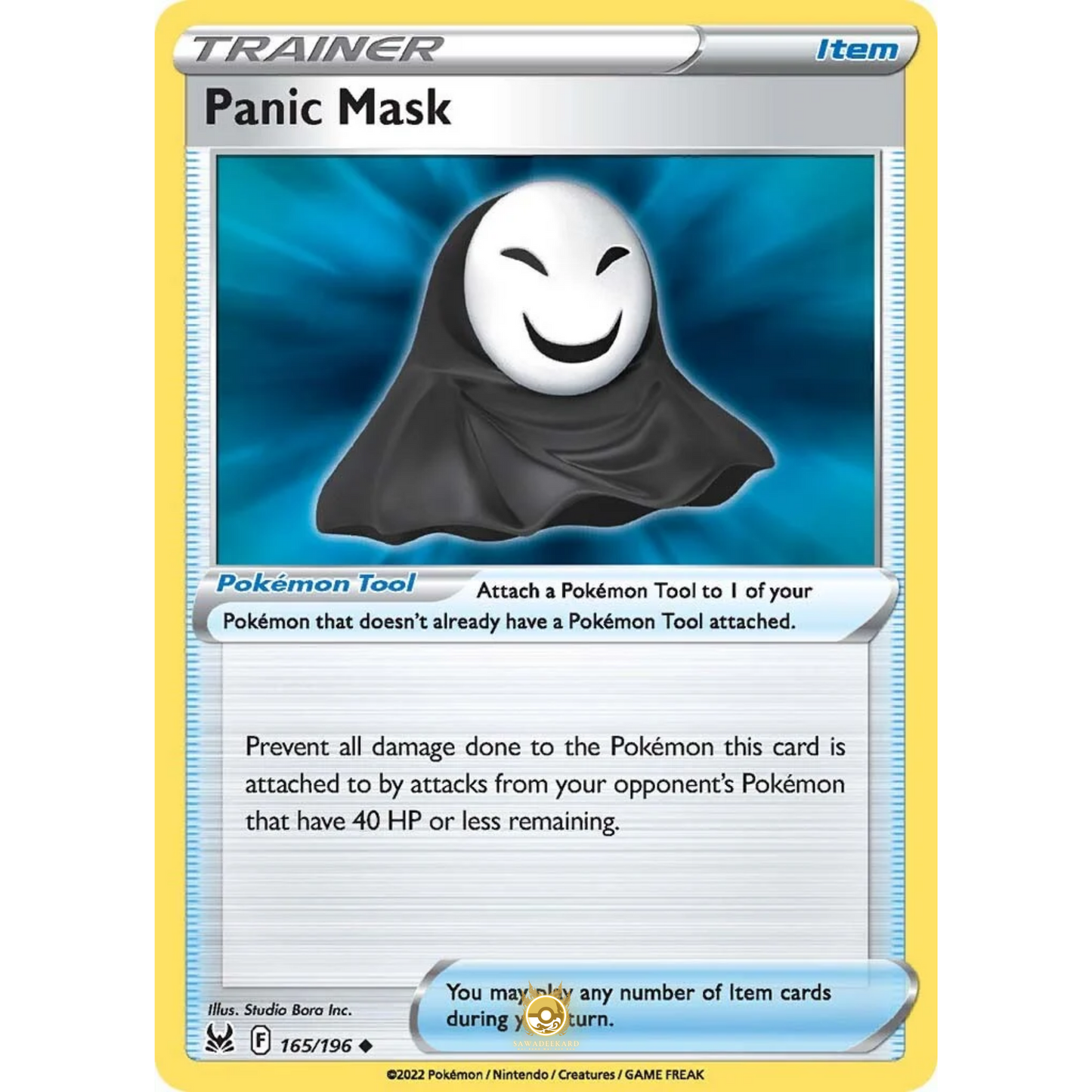 [ENG] SWSH 11 Lost Origin: 165/196 Panic Mask U (Non-Foil)