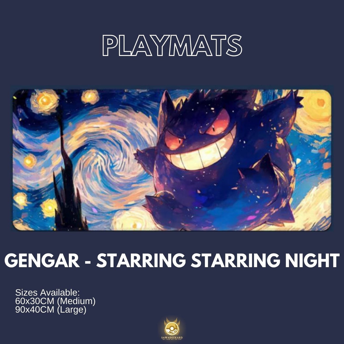 Playmats Keyboard Mouse Pad (Pokemon / One Piece)