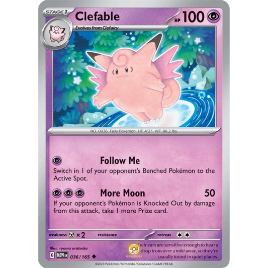 [ENG]	SV3.5	151:	036/165	Clefable	U	(Non-Foil)