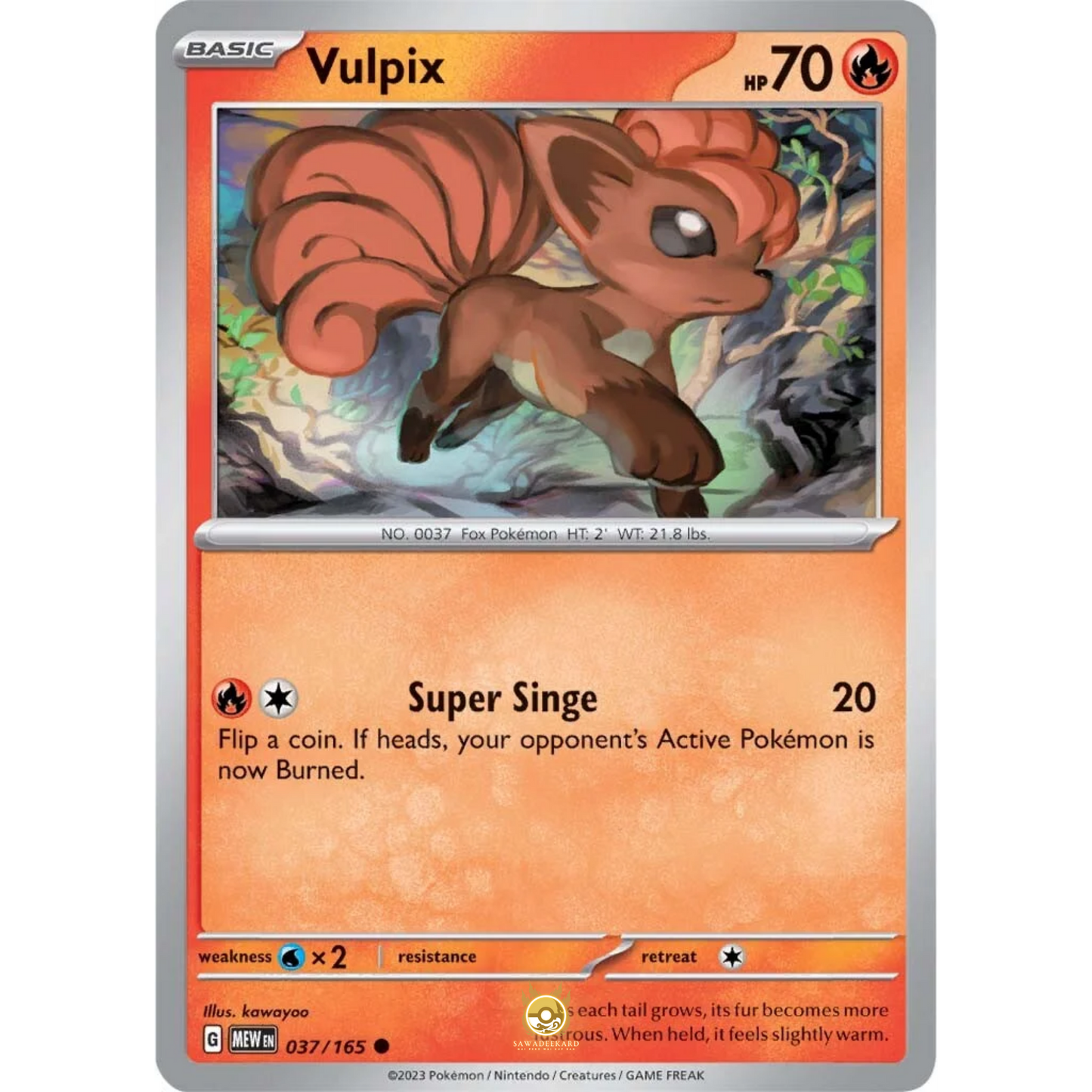 [ENG]	SV3.5	151:	037/165	Vulpix		C	(Non-Foil)