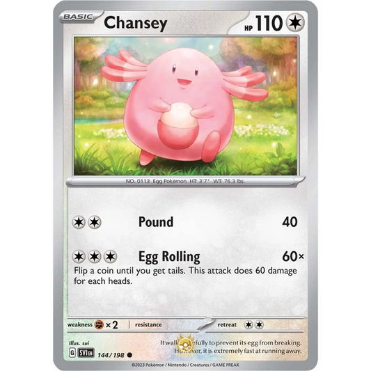 [ENG] SV01 Scarlet Violet Base Set: 144/198 Chansey C (Non-Foil)