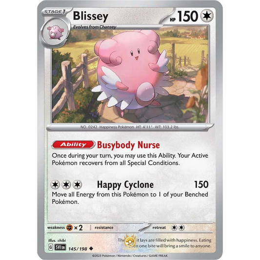 [ENG] SV01 Scarlet Violet Base Set: 145/198 Blissey U (Non-Foil)