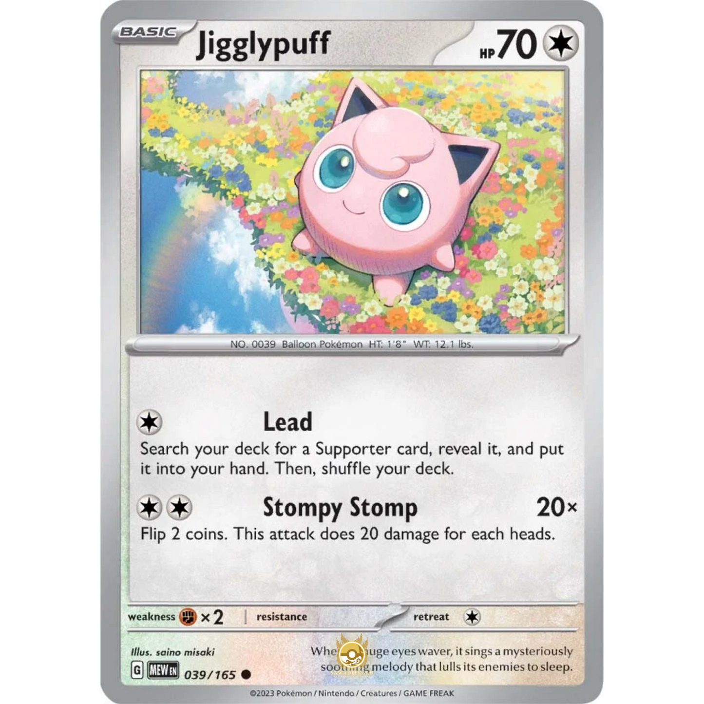 [ENG]	SV3.5	151:	039/165	Jigglypuff	C	(Non-Foil)