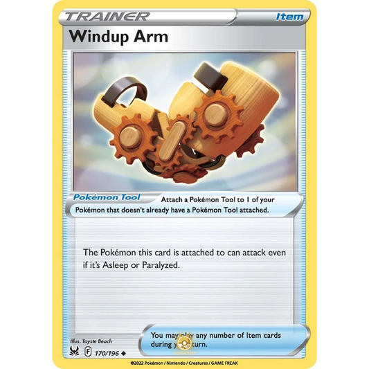 [ENG] SWSH 11 Lost Origin: 170/196 Windup Arm U (Non-Foil)