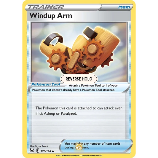 [ENG] SWSH 11 Lost Origin: 170/196 Windup Arm U (Reverse Holo)