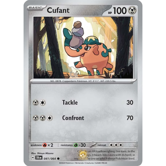 [ENG] Pokemon SV6.5 Shrouded Fable: 041/064 Cufant [Metal] [C - Common] (Non-foil)