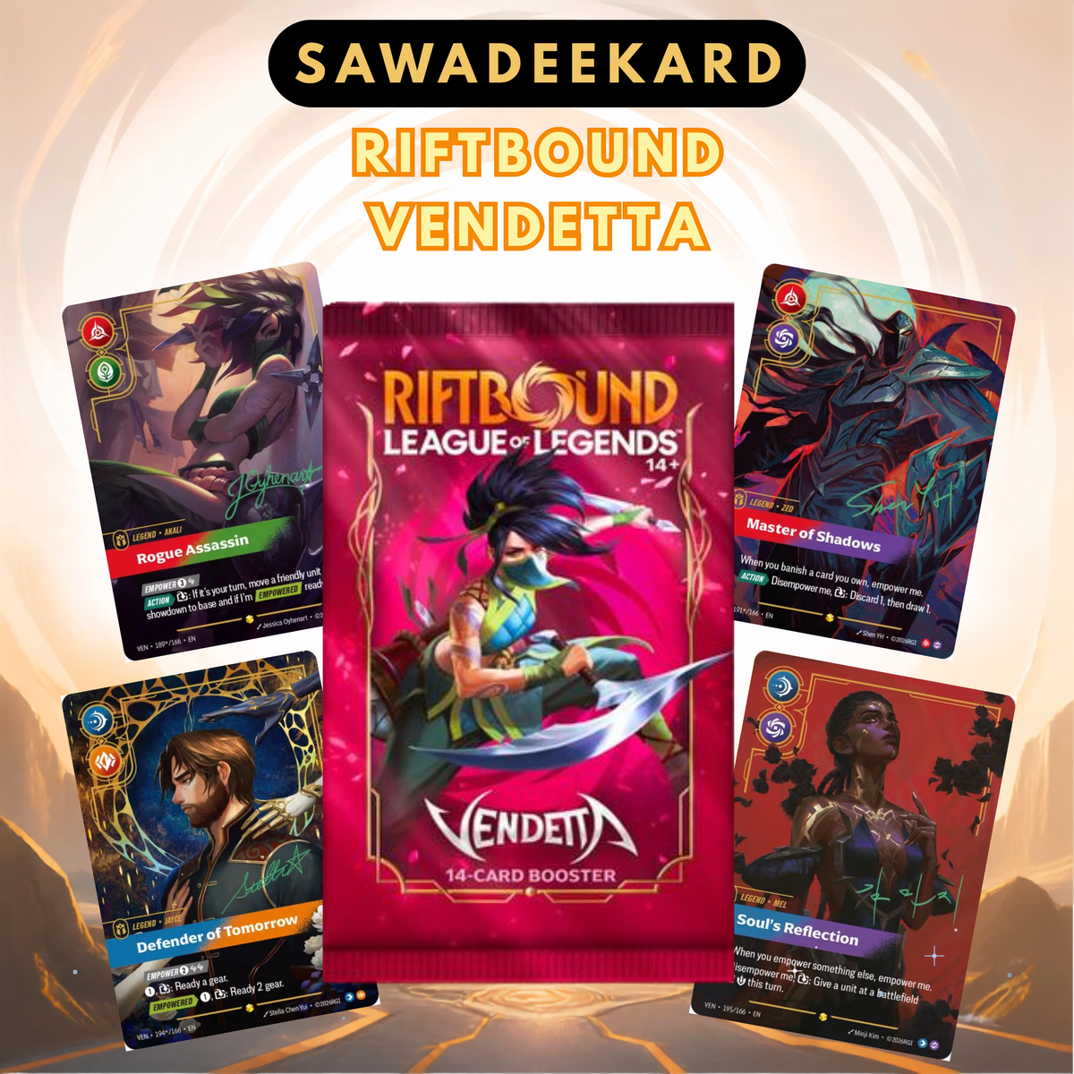 [ENG] Riftbound: League of Legends TCG Vendetta Booster Pack – Set 4