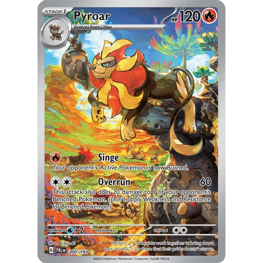 [ENG] SV02 Paldea Evolved: 200/193 Pyroar IR (Foil)