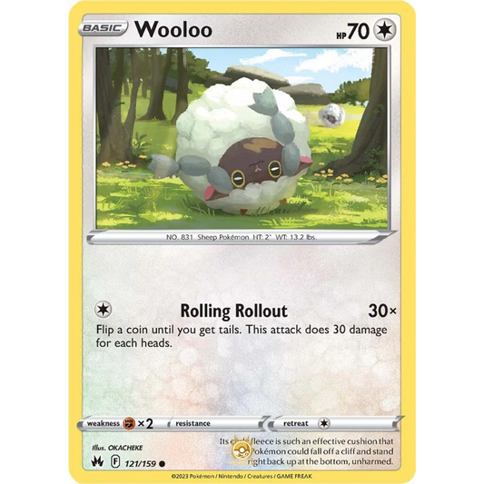 [ENG] SWSH 12.5 Crown Zenith: 121/159 Wooloo C (Non-Foil)