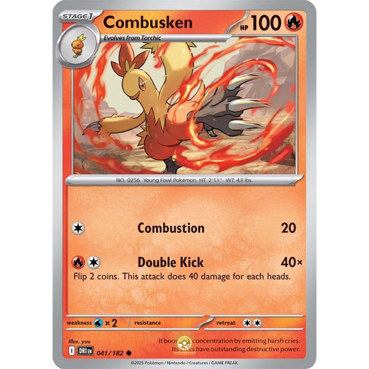 [ENG] Pokemon SV10 Destined Rivals: 041/182 Combusken [Fire] [C - Common] (Non-foil)