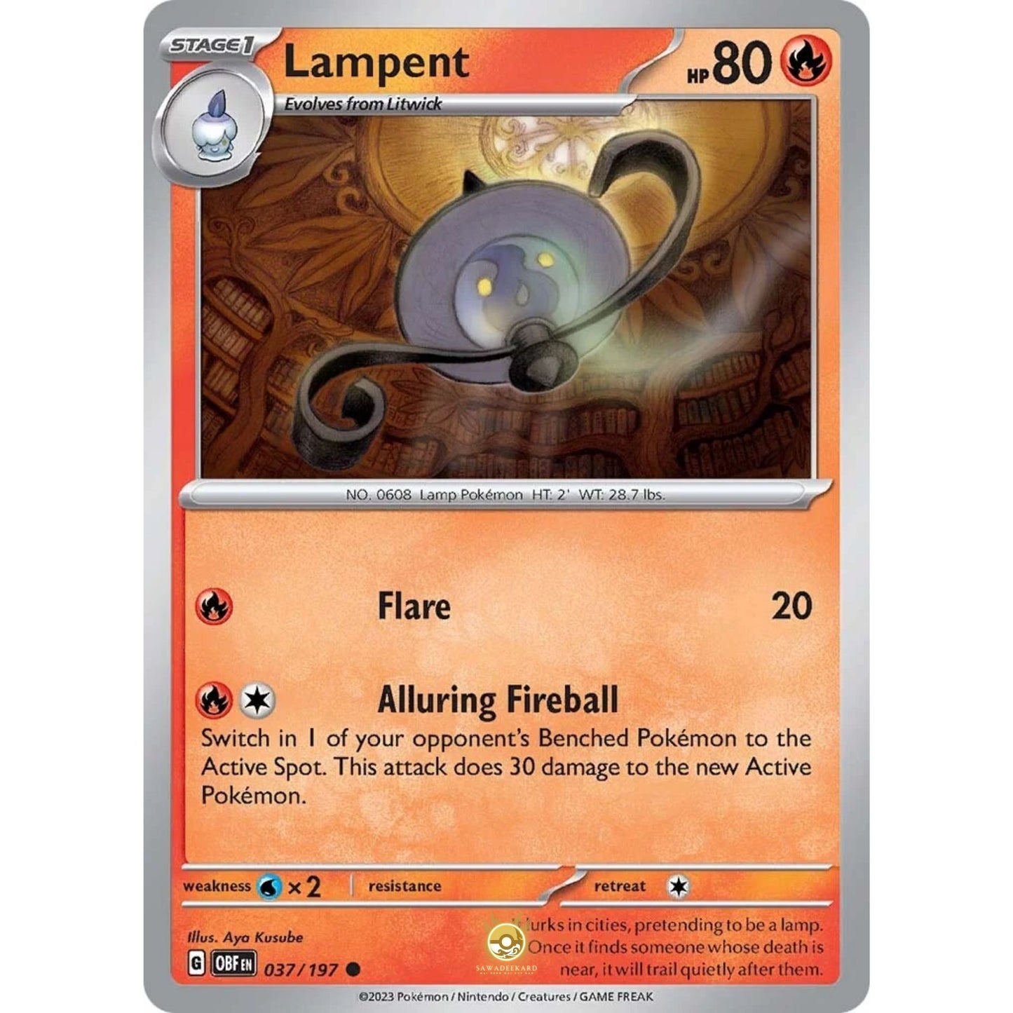 [ENG]	SV03	Obsidian Flames:	037/197	Lampent	C	(Non-Foil)