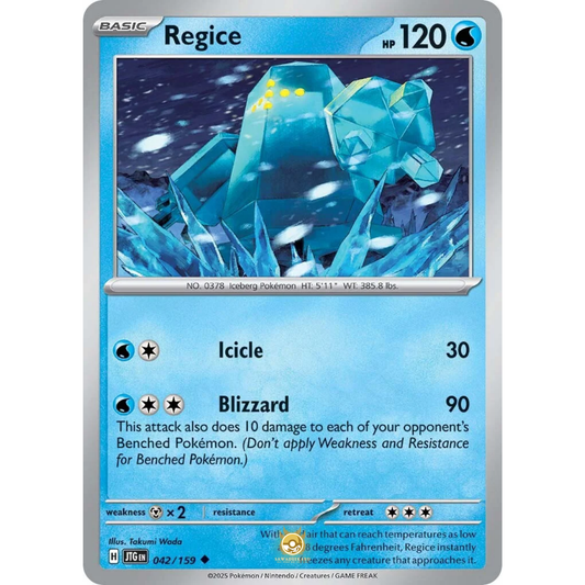 [ENG] Pokemon SV09 Journey Together: 042/159 Regice [Water] [U - Uncommon] (Non-foil)