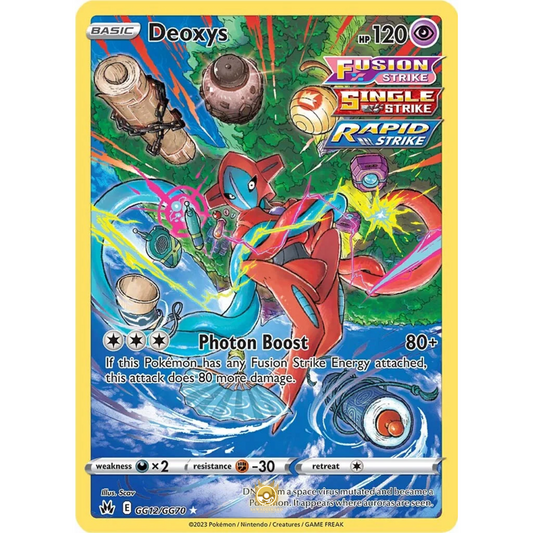 [ENG] SWSH 12.5 Crown Zenith: GG12/GG70 Deoxys R (Foil)