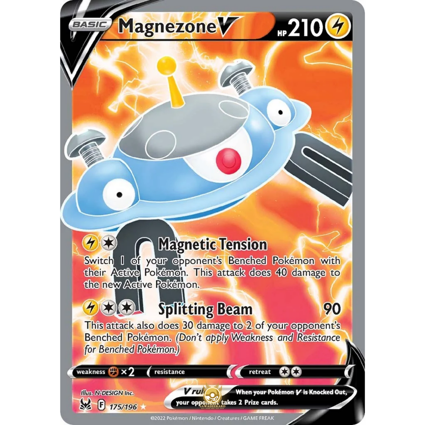 [ENG] SWSH 11 Lost Origin: 175/196 Magnezone V UR (Foil)