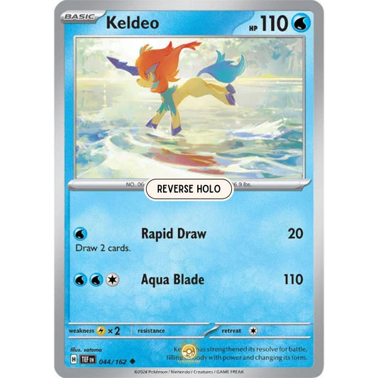 [ENG]	SV05	Temporal Forces:	044/162	Keldeo	[Water]	[C - Common]	(Reverse Holo)