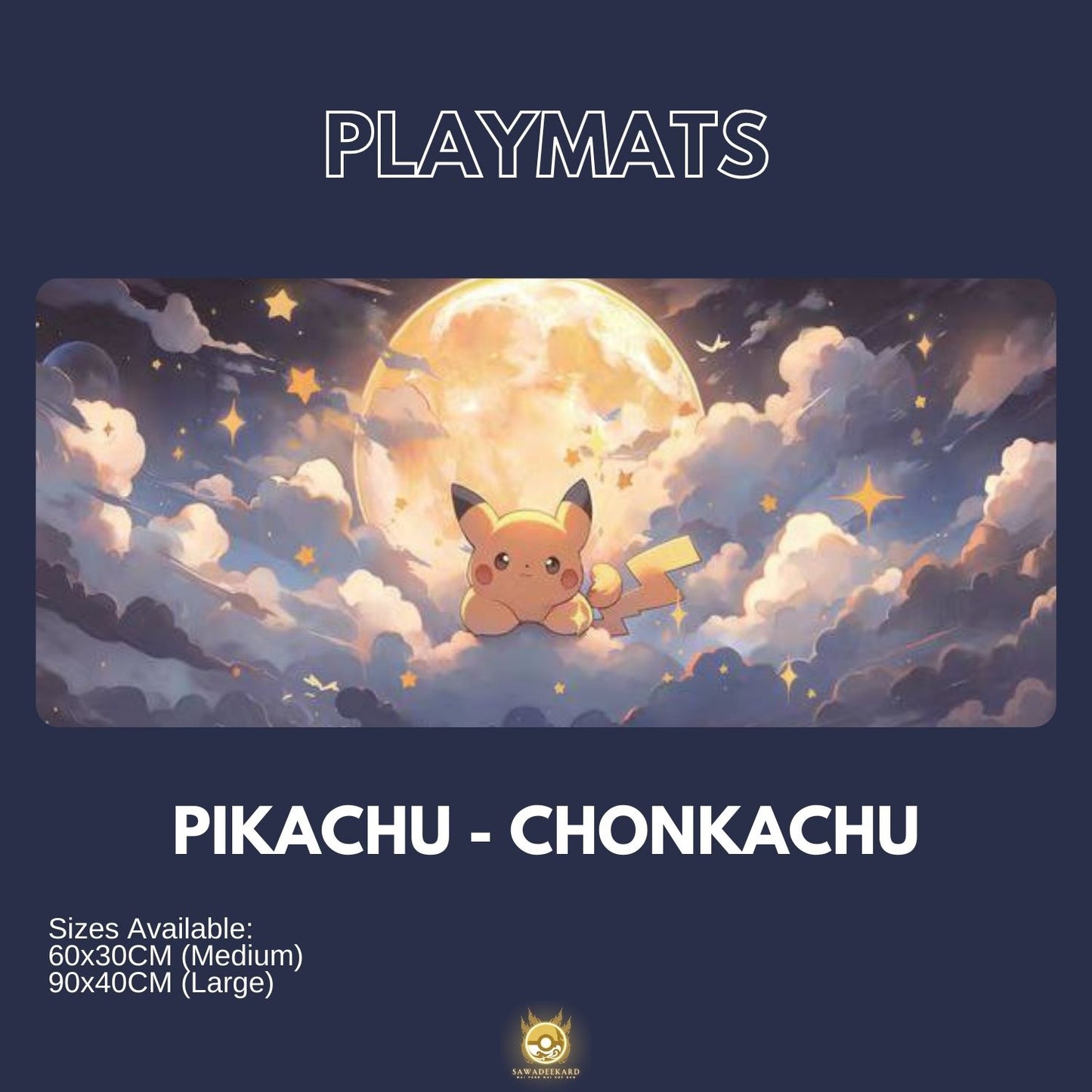 Playmats Keyboard Mouse Pad (Pokemon / One Piece)