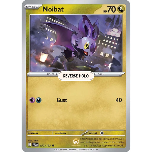 [ENG] SV02 Paldea Evolved: 152/193 Noibat C (Reverse Holo)